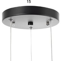 Подвесная люстра BayerLux Алис 10059024 (черный) - Превью изображения №7 — Интернет-магазин Time-Shop