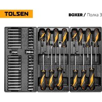 Универсальный набор инструментов Tolsen TT85415-157 (157 предметов) - Превью изображения №4 — Интернет-магазин Time-Shop