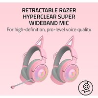 Наушники Razer Kraken Kitty V3 Pro (розовый) - Превью изображения №11 — Интернет-магазин Time-Shop