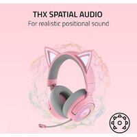 Наушники Razer Kraken Kitty V3 Pro (розовый) - Превью изображения №9 — Интернет-магазин Time-Shop