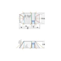 Кемпинговая палатка Tatonka Alaska 3 DLX (светло-оливковый) - Превью изображения №8 — Интернет-магазин Time-Shop