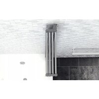 Стеклянная шторка для ванны Rea Idea 120 (хром/прозрачное стекло) - Превью изображения №5 — Интернет-магазин Time-Shop