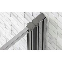 Стеклянная шторка для ванны Rea Idea 120 (хром/прозрачное стекло) - Превью изображения №10 — Интернет-магазин Time-Shop