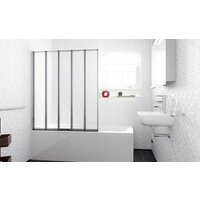 Стеклянная шторка для ванны Rea Idea 120 (хром/прозрачное стекло) - Превью изображения №8 — Интернет-магазин Time-Shop