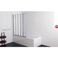 Стеклянная шторка для ванны Rea Idea 120 (хром/прозрачное стекло) - Превью изображения №9 — Интернет-магазин Time-Shop