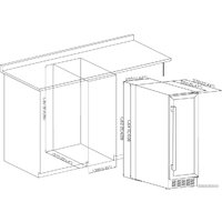 Винный шкаф Kluge KCW1702B - Превью изображения №8 — Интернет-магазин Time-Shop