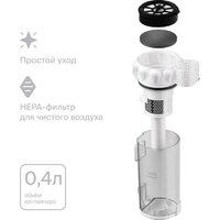 Пылесос Tuvio TS02EBHW - Превью изображения №7 — Интернет-магазин Time-Shop