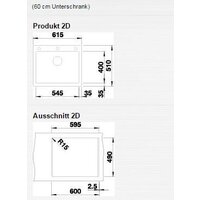 Кухонная мойка Blanco Pleon 6 527137 (мягкий белый) - Превью изображения №4 — Интернет-магазин Time-Shop