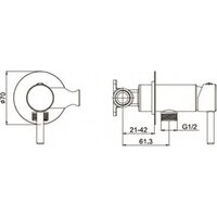 Гигиенический душ Grocenberg GB001 (золото матовый) - Превью изображения №5 — Интернет-магазин Time-Shop