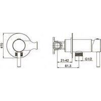 Гигиенический душ Grocenberg GB001 (золото матовый) - Превью изображения №12 — Интернет-магазин Time-Shop