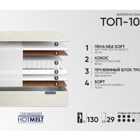 Матрас Фабрика сна Топ-10 180x200 - Превью изображения №2 — Интернет-магазин Time-Shop