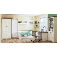 Стол Неман мебель Тиволи МН-035-27 (белый структурный/дуб стирлинг) - Превью изображения №4 — Интернет-магазин Time-Shop