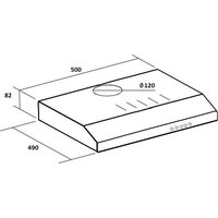 Кухонная вытяжка Schtoff C1-T500 X - Превью изображения №2 — Интернет-магазин Time-Shop