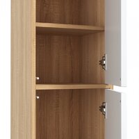  Onika Шкаф-полупенал Дайлер 35 403568 (белый/дуб сонома) - Превью изображения №4 — Интернет-магазин Time-Shop