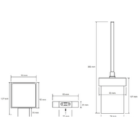 Ершик для унитаза Bemeta Nero 135013010 - Превью изображения №2 — Интернет-магазин Time-Shop