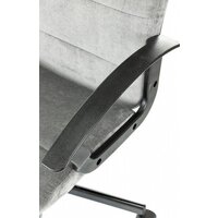 Офисное кресло Бюрократ Triest (серый Fabric Light-19) - Превью изображения №6 — Интернет-магазин Time-Shop