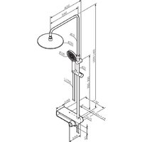 Душевая система  AM.PM X-Joy F0785A600 - Превью изображения №13 — Интернет-магазин Time-Shop