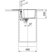 Кухонная мойка Franke Urban UBG 611-62 114.0697.753 (черный матовый) - Превью изображения №4 — Интернет-магазин Time-Shop