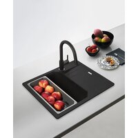 Кухонная мойка Franke Urban UBG 611-62 114.0697.753 (черный матовый) - Превью изображения №2 — Интернет-магазин Time-Shop