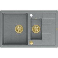 Кухонная мойка Quadron HB8224U5-G1_P2O - Превью изображения №2 — Интернет-магазин Time-Shop