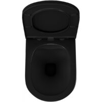 Унитаз подвесной D&K Venice DT1026025 (черный, сиденье микролифт) - Превью изображения №2 — Интернет-магазин Time-Shop