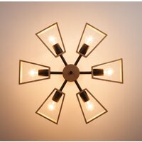 Люстра средней высоты Евросвет Klark 70056/6 (черный) - Превью изображения №7 — Интернет-магазин Time-Shop