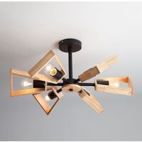 Люстра средней высоты Евросвет Klark 70056/6 (черный) - Превью изображения №4 — Интернет-магазин Time-Shop