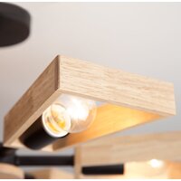 Люстра средней высоты Евросвет Klark 70056/6 (черный) - Превью изображения №5 — Интернет-магазин Time-Shop