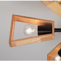 Люстра средней высоты Евросвет Klark 70056/6 (черный) - Превью изображения №6 — Интернет-магазин Time-Shop