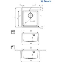 Кухонная мойка Deante ZPO 010A - Превью изображения №2 — Интернет-магазин Time-Shop