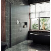 Душевая стенка MaybahGlass 109x195 MGD-680-4ш (сатин стекло/хром глянцевый) - Превью изображения №2 — Интернет-магазин Time-Shop