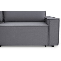 Угловой диван Mio Tesoro Дюссельдорф 293 1.5ек-1.5ек-1.5пф (1173 Savanna Plus Grafit) - Превью изображения №6 — Интернет-магазин Time-Shop