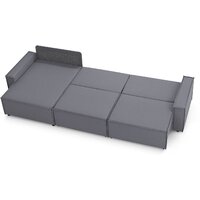 Угловой диван Mio Tesoro Дюссельдорф 293 1.5ек-1.5ек-1.5пф (1173 Savanna Plus Grafit) - Превью изображения №10 — Интернет-магазин Time-Shop