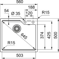 Кухонная мойка Franke Urban UBG 610-56 (оникс) - Превью изображения №2 — Интернет-магазин Time-Shop
