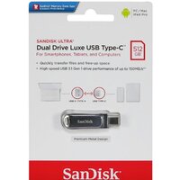 USB Flash SanDisk Ultra Dual Drive Luxe USB Type-C 512GB SDDDC4-512G-G46 - Превью изображения №7 — Интернет-магазин Time-Shop