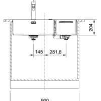 Кухонная мойка Franke Box Center BWX 220-54-27 TL 127.0538.259 - Превью изображения №5 — Интернет-магазин Time-Shop