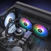 Система жидкостного охлаждения для процессора Thermaltake TH280 V2 Ultra ARGB CL-W385-PL14SW-A - Превью изображения №7 — Интернет-магазин Time-Shop