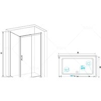 Душевой уголок RGW PA-145 100х80 - Превью изображения №2 — Интернет-магазин Time-Shop