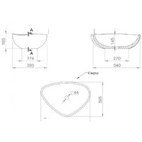 Умывальник Salini Gloria 1102206M - Превью изображения №2 — Интернет-магазин Time-Shop
