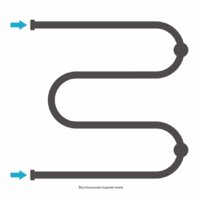 Полотенцесушитель Сунержа М-образный+ 600х600 00-4007-6060 - Превью изображения №4 — Интернет-магазин Time-Shop