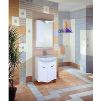  Onika Шкаф с зеркалом Лайн 58.01 L [205819] - Превью изображения №2 — Интернет-магазин Time-Shop