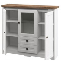 Тумба Мебель Неман Тиволи МН-035-04 (белый структурный-дуб стирлинг) - Превью изображения №2 — Интернет-магазин Time-Shop