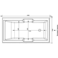 Ванна Aquanet Vega 190x100 - Превью изображения №6 — Интернет-магазин Time-Shop