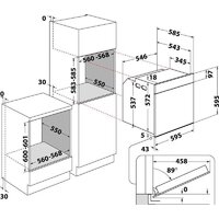 Электрический духовой шкаф Whirlpool WTA C 8411 SC OW - Превью изображения №5 — Интернет-магазин Time-Shop