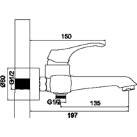 Смеситель Ledeme H42 L3242 - Превью изображения №2 — Интернет-магазин Time-Shop