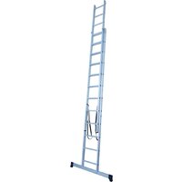 Лестница-стремянка Новая высота NV 122 алюминиевая двухсекционная 2x12 ступеней - Превью изображения №3 — Интернет-магазин Time-Shop