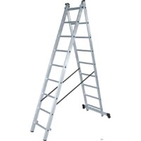 Лестница-стремянка Новая высота NV 122 алюминиевая двухсекционная 2x12 ступеней - Превью изображения №2 — Интернет-магазин Time-Shop