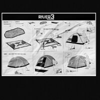 Треккинговая палатка RSP Outdoors River 3 (синий) - Превью изображения №23 — Интернет-магазин Time-Shop