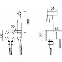 Гигиенический душ РМС SUS129-5-1 - Превью изображения №4 — Интернет-магазин Time-Shop