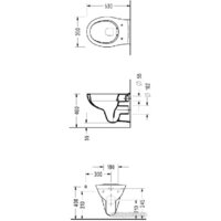 Унитаз подвесной Serel Asma 0426SC (с сиденьем) - Превью изображения №4 — Интернет-магазин Time-Shop